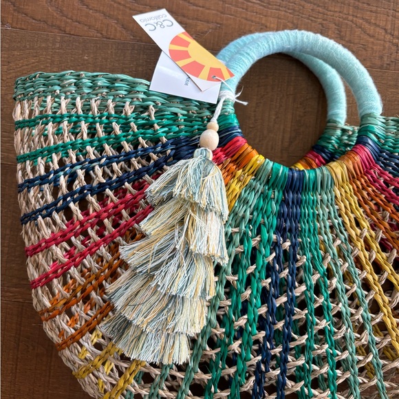 rainbow beach bag - Picture 4 of 6